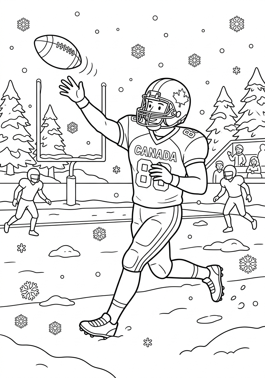Página 1 do livro Canadá · Detalhado Leve — Copa 2026