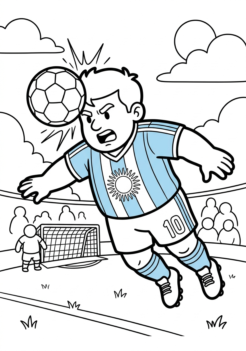 Página 1 do livro Argentina — Albiceleste · Fácil
