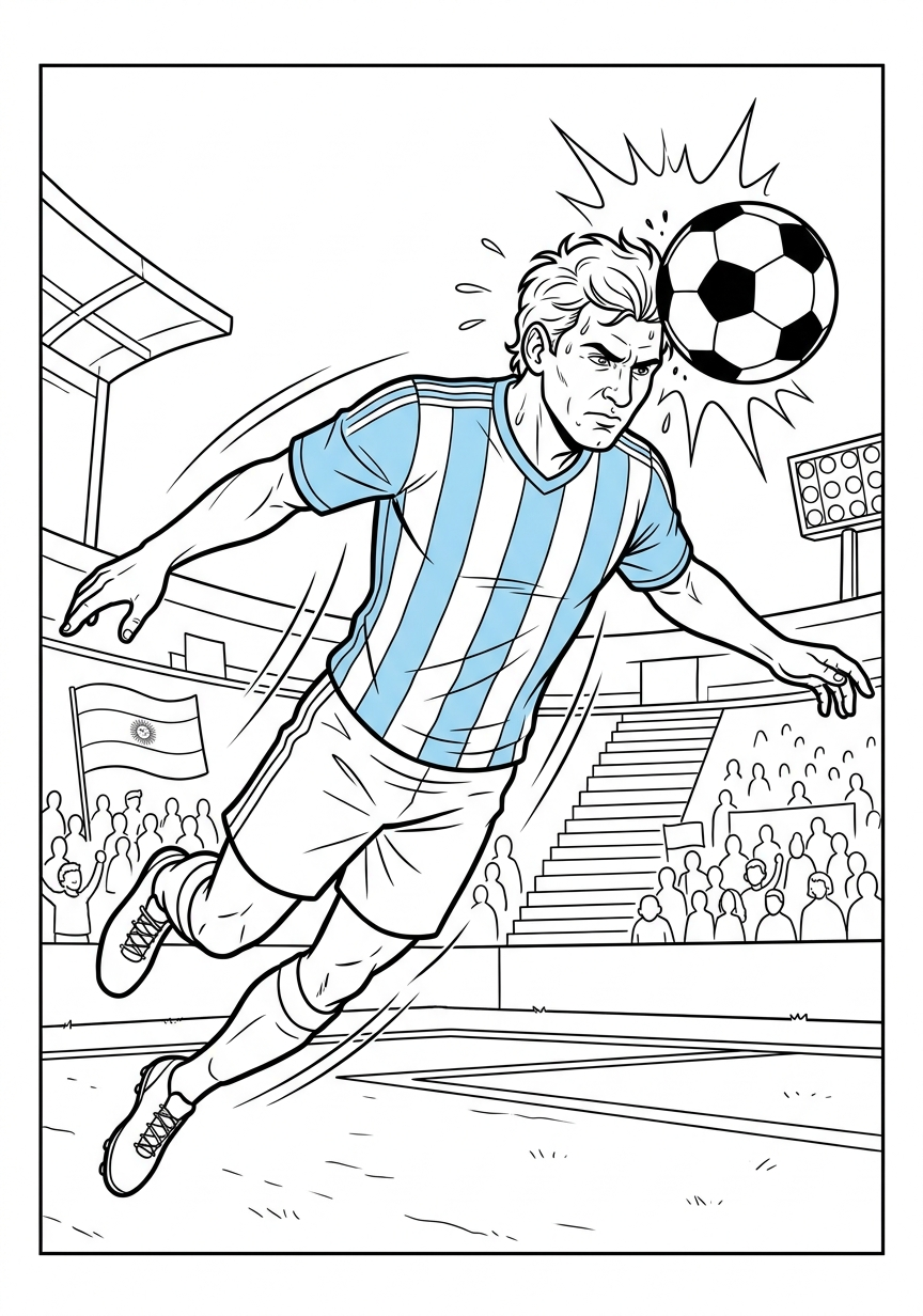 Página 1 do livro Argentina · HQ — Copa 2026