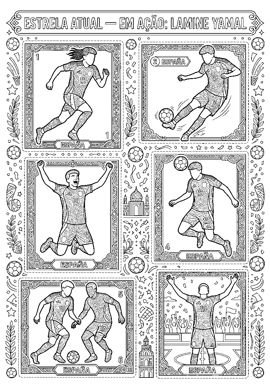Página 3 do livro Espanha — Colorindo La Roja